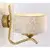 Jupiter 2111 - Zidna lampa KASZMIR 1xE27/15W/230V bela/zlatna/dekor mermera