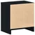 vidaXL Nočne omarice 2 kosa s predalom črne 39x28x41 cm