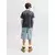 Jack & Jones Junior Majica JCOEterna temno siva/črna/bela