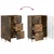 Kreveta Dimljeni hrast 66 x 34,5 x 89,5 cm Konstruirano drvo