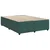 Vidaxl Box spring postelja z vzmetnico temno zelen 140x190 cm žamet