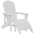 Adirondack stolica Bijelo 82 x 74 x 92 cm HDPE