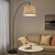 SKAFTET Osnova podne lampe, luk, crna