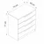 Hanah Home Komoda Kale Plus 73x42x77cm Orah