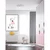 LED prigušiva svetiljka GALAXY KIDS LED/24W/230V zvezdice bela/ružičasta/siva +daljinski upravljač