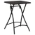 Bistro Stol Antracit 55 x 55 x 72,5 cm Čelik s prahom