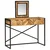 Vidaxl Toaletna mizica Rjava 100 x 40 x 120 cm Masiven les akacije