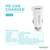 Auto punjac Pluginn PI-21S PD 20W QC 3.0 18W sa PD Type-C na iPhone Lightning kabel