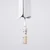 Sollux SL.1397 - Luster na sajli PRYSM 1xG9/8W/230V bela
