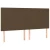 vidaXL vidaXL Box spring postelja z vzmetnico temno rjav 200x200 cm blago, (20899253)