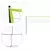 ModernHome Sklopiva sportska mreža 600x240cm za odbojku i badminton MOVEPRO VS-5.7x2.3