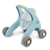 Chodítko a kočík pre bábiku Croc Baby Walker Minikiss 3in1 Smoby s brzdou a bezpečnostným pásom od 12 mes SM210207