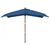 Vrtni suncobran s drvenim stupom azurnoplavi 300 x 300 x 273 cm