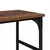 Konzolna stolica s policom Staro drvo 150 x 29 x 76,5 cm