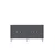 Hanah Home komoda Lessi 150, 150 cm, antracit