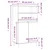 Visoka komoda siva betona 60x36x110 cm od konstruiranog drva