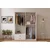 HANAH HOME Ormar mat bela boja Rb 067