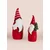 Aberto Design Dekorativni predmet SUS0167, 7x16x17 cm, Crveno-beli