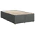 Vidaxl Box spring postelja z vzmetnico temno siva 120x190 cm blago