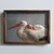 WallXpert uramljena MDF slika NAL177-70, beba spava na leđima rode, 50 x 70 cm