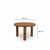 HANAH HOME Sto Ida 60 Chesnut