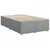 Vidaxl Box spring postelja z vzmetnico svetlo siva 120x200 cm blago
