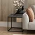 Hanah Home Basak Klub sto, 52x50x50cm, Antracit
