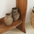 HANAH HOME Polica Surf Chesnut Transparent