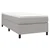 shumee Box spring postelja z vzmetnico svetlo siva 80x200 cm blago