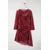 Trendyol Curve Ženska haljina Tbbaw26Ah00065, Crvena