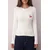 Trendyol Milla ženska bluza Twoaw26Bz00120, Krem