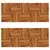 Pločice za decking 20 pcs Smeđa 30 x 30 cm Acacijsko drvo