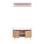 Hanah Home Cipelarnik 90x60??x35cm Hrast-Beli