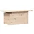 Vidaxl Vrtna miza 100x50x75 cm trdna borovina