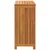 Vidaxl Vrtna konzolna mizica 80x35x75 cm trden akacijev les