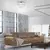 JUST LIGHT. 15092-17 - LED plafonsko svetlo KULUNKA LED/33W/230V sjajni hrom