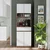Hanah Home 2738 višenamenski ormarić s policama 60 × 180 × 42 cm, atlantski bor/bela