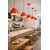 Opviq luster Tigo 3443K-1A-09, LED 20 W, narandžasti