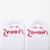 Nogavice Footshop Basic Crew Socks 3-Pack White (Red Logo) 39-42
