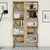 Hanah home Polica 120x78,8x60?cm Hrast-Crna