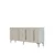 Hanah Home komoda Rany 180, 180 cm, bela / travertin / srebrna