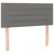 Vidaxl Box spring postelja z vzmetnico LED temno siva 120x190 cm blago