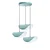 Opviq Luster Vatoz-Nus-6141, 75-112cm, 50 cm, 3xE27, Tirkizni