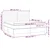 Vidaxl Box spring postelja z vzmetnico krem 200x200 cm blago