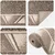 vidaXL Tekstilni preproga FLORNES Tkano Taupe PP 7 mm