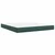 vidaXL Postelja boxspring z vzmetnico Temno zelena 180 x 200 cm Žamet