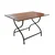 eoshop Leseni vrtni set WEEKEND 1: miza + 4 stogljivi stoli