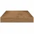 Zidne police 4 kom boja hrasta 40x10x1,5 cm konstruirano drvo