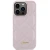 Originalen ovitek Guess za iPhone 15 Pro Max  Quilted Metal Logo - Roza