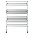 Stalak za sušenje rublja s kotačima 89x64x129 cm aluminijski